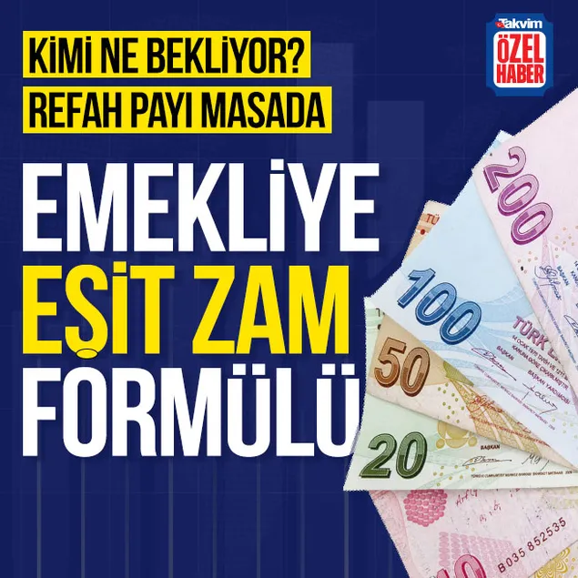 Emekliye eşit zam formülü