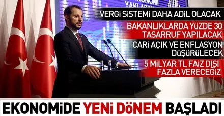 Bakan Berat Albayrak Yeni Ekonomik Modeli açıkladı