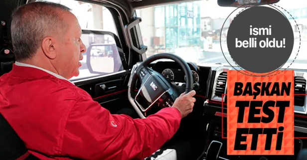Yerli pikap aracın ismi belli oldu! Başkan Erdoğan bizzat kullandı