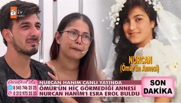 Esra Erol'un gözyaşları! Ömür, yıllar sonra annesinin sesini duydu