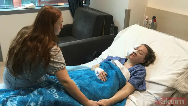 Genç kadına falçatalı dehşet! Boşanmak isteyen Ukraynalı eşi Anna Butim'in yüzünü parçaladı! - 14