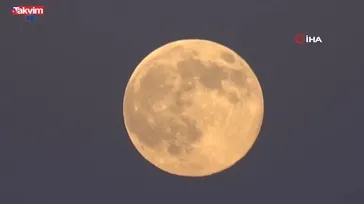 Van semalarında yılın son dolunayı görsel şölen sundu