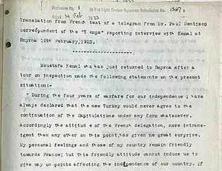 İngiliz arşivinden Atatürk’ün röportajı çıktı!