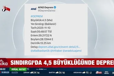 Balıkesir'de peş peşe korkutan depremler!