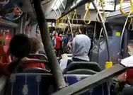 Skandalların ardı arkası kesilmiyor: İETT otobüsünün reklam panosu otobüste bulunan yolcuların üzerine düştü