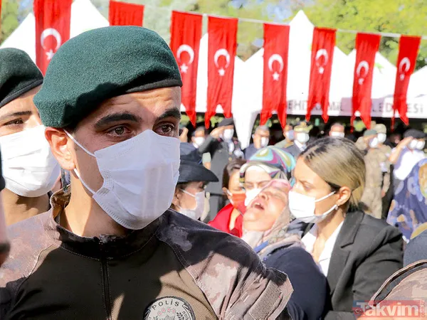 Şehit özel harekat polisleri Cihat Şahin ile Fatih Doğan, gözyaşlarıyla memleketlerine uğurlandı - 1