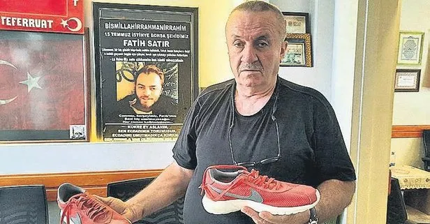 15 Temmuz şehidi Fatih Satır’ın babasının acısı hiç dinmedi! Oğlunun kanlı ayakkabısına sarılıp anlattı: Pilot olacak bizi uçuracaktı kendisi uçtu
