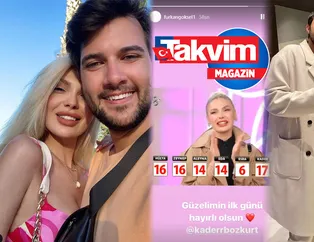 'Güzelimin ilk günü hayırlı olsun' Meğer 1 yıldır birliktelermiş! Arka Sokaklar'ın Metin'i Furkan Göksel'in sevgilisi Doya Doya Moda'dan çıktı!
