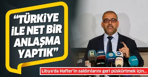 Libya Devlet Yüksek Konseyi Başkanı Halid el-Mişri: Türkiye ile net bir anlaşma yaptık