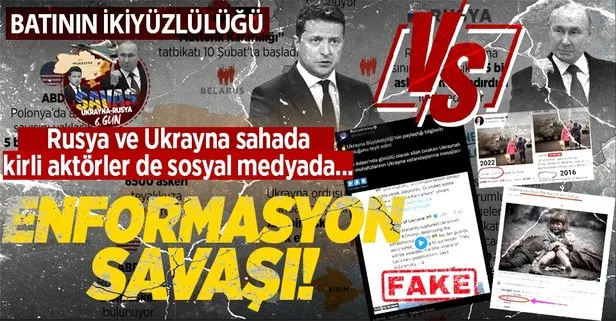 Bu da enformasyon savaşı! Rusya ile Ukrayna arasındaki savaş sosyal medyada yalan yanlış bilgilerin önünü yeniden açtı