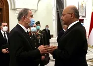 Türkiyeden kritik Irak teması! Milli Savunma Bakanı Hulusi Akar, Berhem Salih ve Kazımi ile bir araya geldi