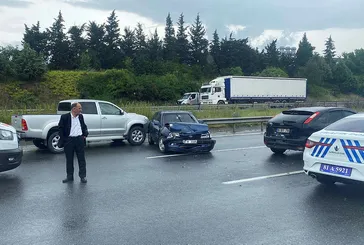 Düzce’de 14 araç birbirine girdi! Yaralılar var