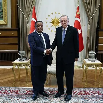 Başkan Erdoğan, Etiyopya eski Cumhurbaşkanı Wirtu ve Dışişleri Bakanı Selassie ile görüştü!