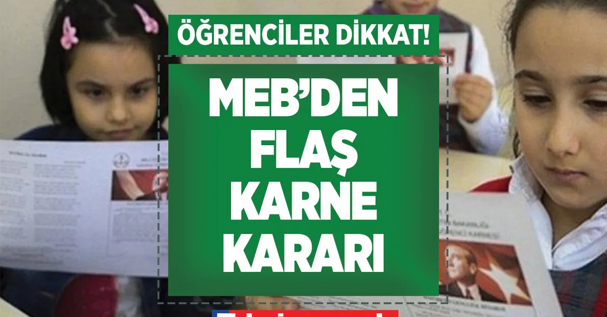 Milli Eğitim Bakanı Mahmut Özer’den kritik açıklama 12’inci sınıfa kadar tüm öğrenciler 17 Haziran Cuma... MEB’den flaş KARNE kararı!