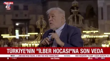 İlber Ortaylı'nın cenaze programı belli oldu: Galatasaray Üniversitesi'nden Fatih Camii haziresine