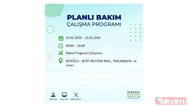 İstanbul'da yarın elektrik yok! 25 Ocak 2026 BEDAŞ elektrik kesintisi sorgulama - 6