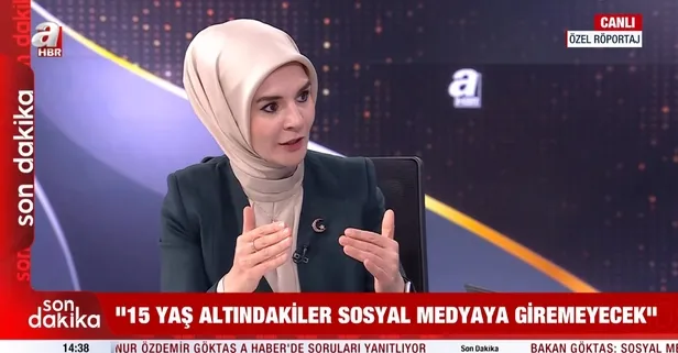 Bakan Göktaş'tan A Haber'de anneye aileye müjde: 24 haftalık doğum izni Resmi Gazete'de yayımlanacak | E-Devlet yoksa sosyal medya yok