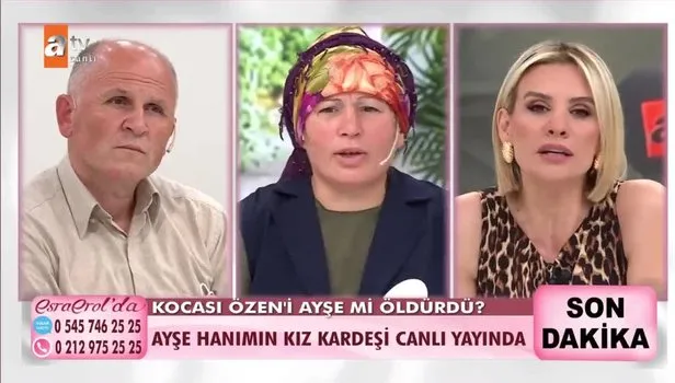 Esra Erol'daki Ayşe İpek olayında yeni gelişme! Kız kardeşi ilk kez konuştu şizofren iddiası şoke etti