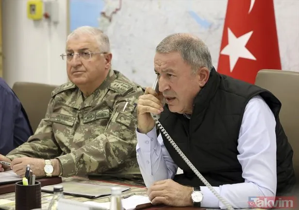 Milli Savunma Bakanı Akar harekat merkezinde