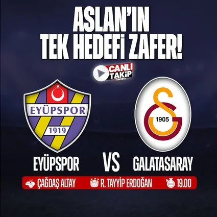 Eyüpspor - Galatasaray | CANLI