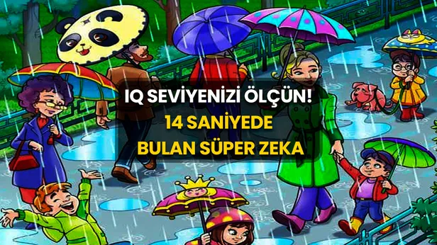 Bulanın IQ seviyesi tap noktada! Parktaki kurbağayı 14 saniyeden kısa sürede tespit edin
