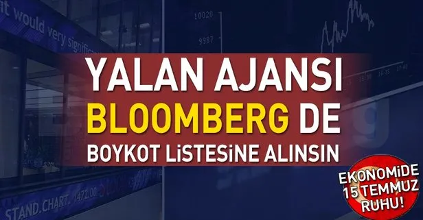 Bloomberg de boykot listesine alınsın