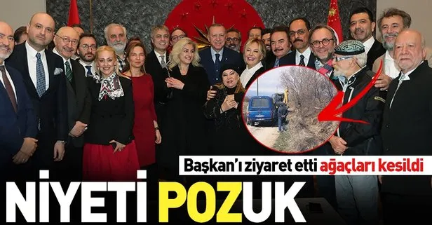 Başkan Erdoğan’ı ziyaret eden Kutluğ Ataman’a linç girişimi