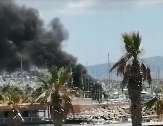 Bodrum’da korku dolu anlar! Alevler içinde kaldı