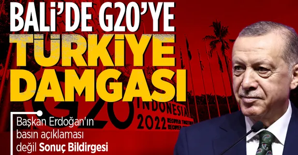 Başkan Erdoğan'ın katıldığı G20 Liderler Zirvesi Sonuç Bildirgesi yayınlandı: "Nükleer silahların kullanımı kabul edilemez"