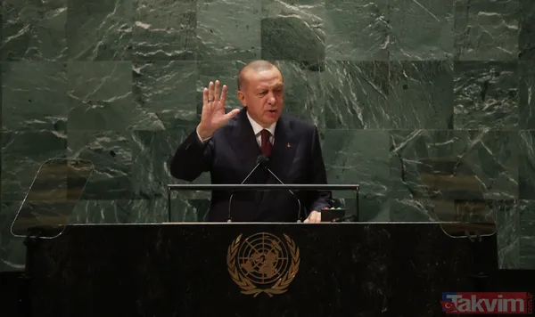 Dünya, Başkan Recep Tayyip Erdoğan'ı izledi! İşte BM'deki tarihi konuşmadan kareler... - 1