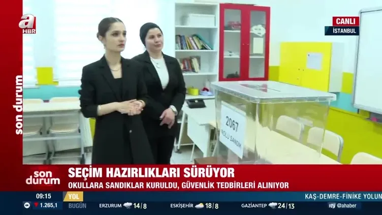 Okullarda seçim mesaisi!