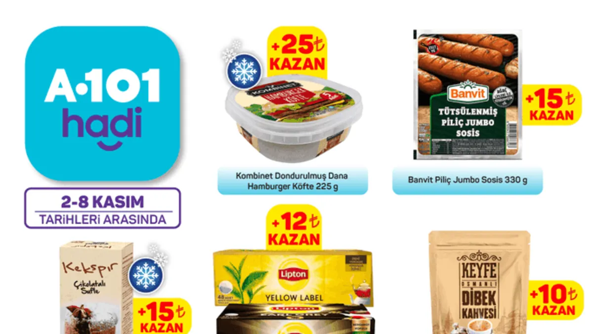 A101 Özel 3-7 Kasım 2024 Büyük İndirim Kataloğu! Bu Hafta Ev, Gıda ve Giyim Ürünlerinde Fırsatlar Coştu