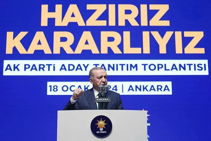 Başkan Erdoğan'dan AK Parti aday tanıtım toplantısında önemli açıklamalar | Ankara'da Turgut Altınok İzmir'de Hamza Dağ aday oldu-6