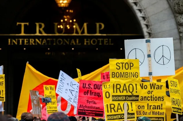 Washington'da Trump yönetimine protesto
