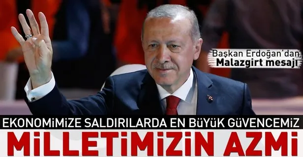 Başkan Erdoğan’dan Malazgirt ve Zafer Haftası Mesajı