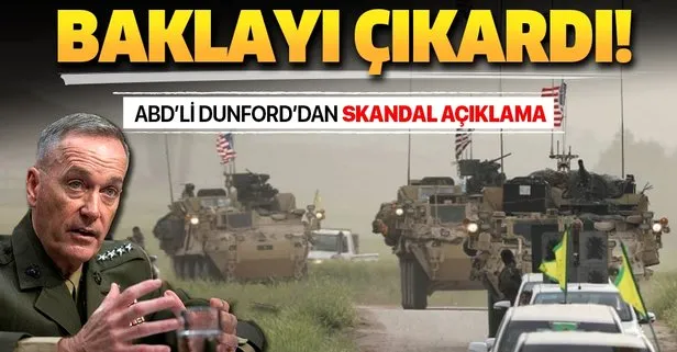 ABD Genelkurmay Başkanı Orgeneral Joseph Dunford resmen itiraf etti: PYD/PKK’yı eğitiyoruz
