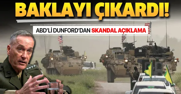 ABD Genelkurmay Başkanı Orgeneral Joseph Dunford resmen itiraf etti: PYD/PKK'yı eğitiyoruz