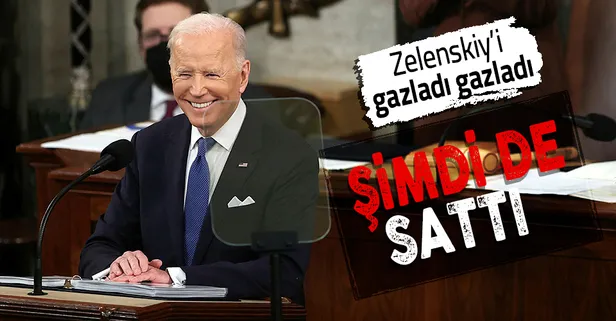 SON DAKİKA: Joe Biden Zelenskiy'i sattı: Askerlerimiz Ukrayna'ya gitmeyecek