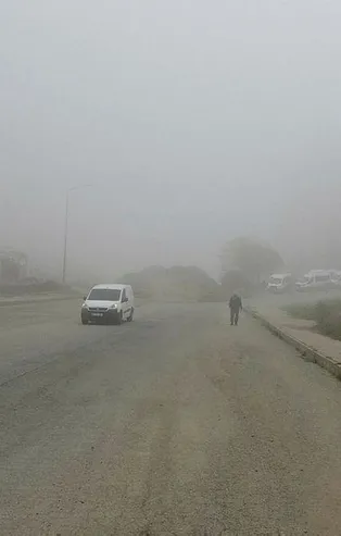 Trabzon'da hava ulaşımına sis engeli!
