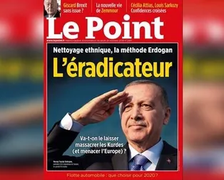 Fransız dergisi Le Pointin skandal kapağına Cumhurbaşkanlığından efsane yanıt