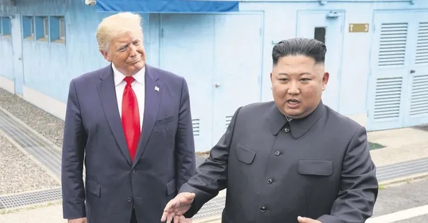 ABD Başkanı Trump, Kim Jong-un ile görüştü