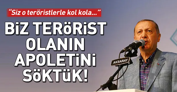 Erdoğan Aksaray'da iftar programında konuştu