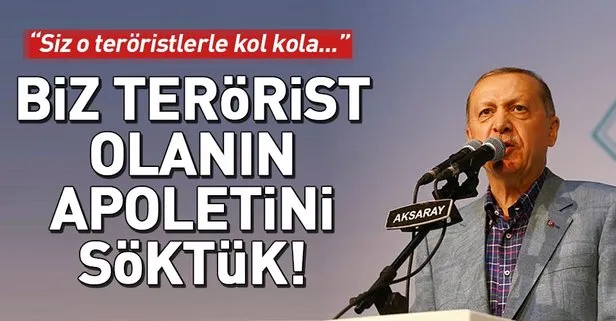 Erdoğan Aksaray’da iftar programında konuştu