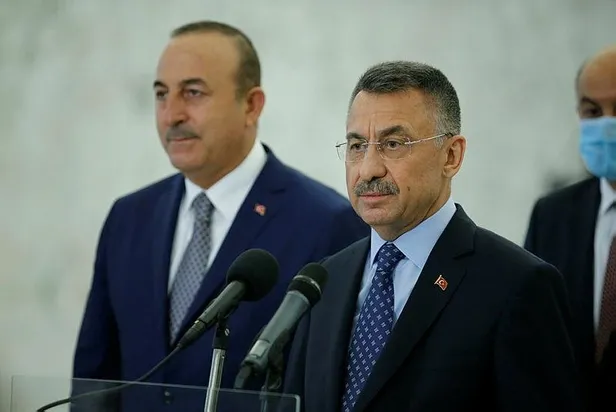 Son dakika: Cumhurbaşkanı Yardımcısı Fuat Oktay Lübnan'da: Türkiye'nin tüm hastaneleri Lübnan'ın hizmetindedir-2