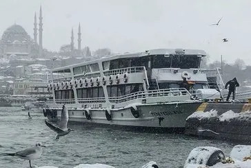 İstanbul’da bazı vapur seferleri yapılamıyor