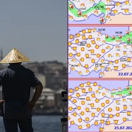 Yaz mevsimi 1 haftada zirve yapıyor: Afrika sıcaklarıyla 45 dereceye çıkacak iller belli oldu! İstanbul, Muğla, Ankara...