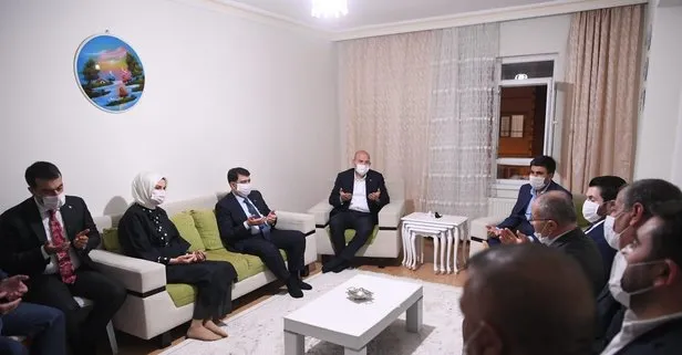 Son dakika: İçişleri Bakanı Süleyman Soylu, Barış Çakan’ın ailesini ziyaret etti