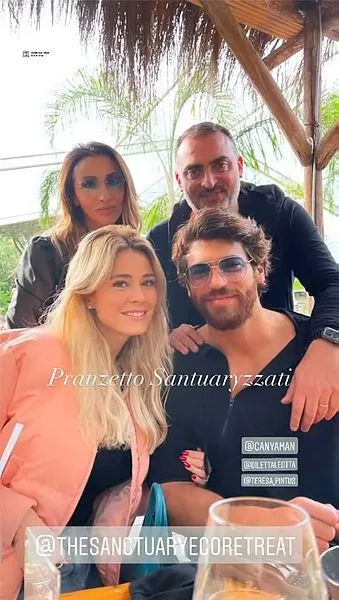 Can Yaman, aşkı Diletta Leotta ile İtalya-Belçika maçını izledi: Türk takipçileri yorum yağdırdı-5