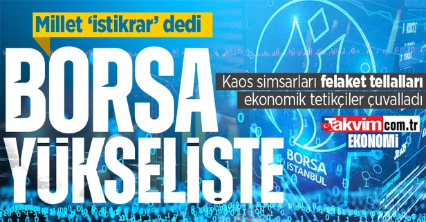 Borsa İstanbul'da BIST 100 endeksi günü yükselişle tamamladı