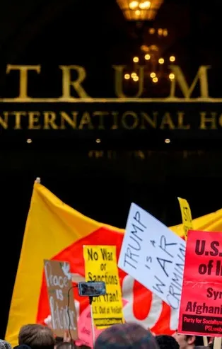Washington'da Trump yönetimine protesto